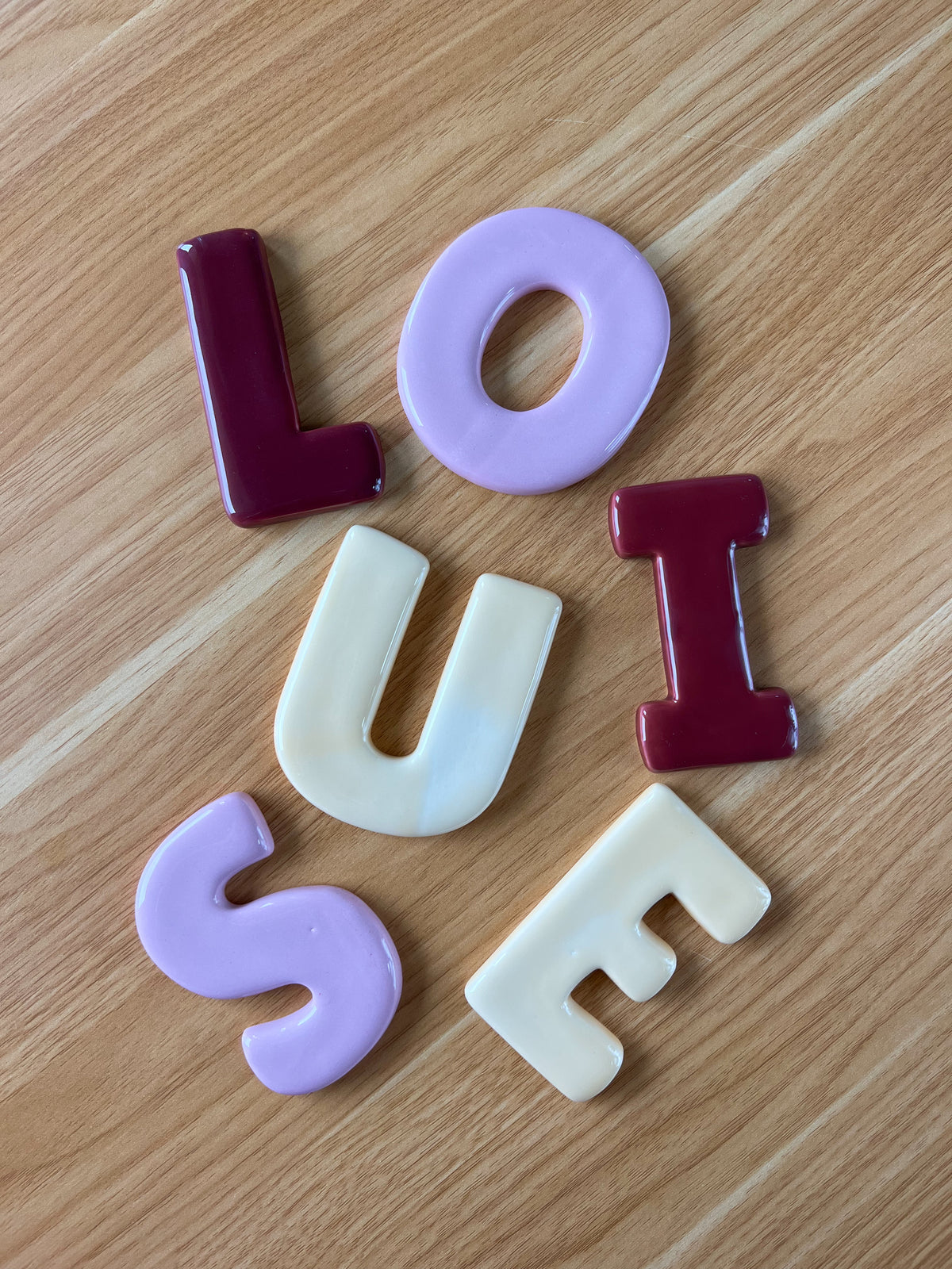 Lettres décoratives - précommandes