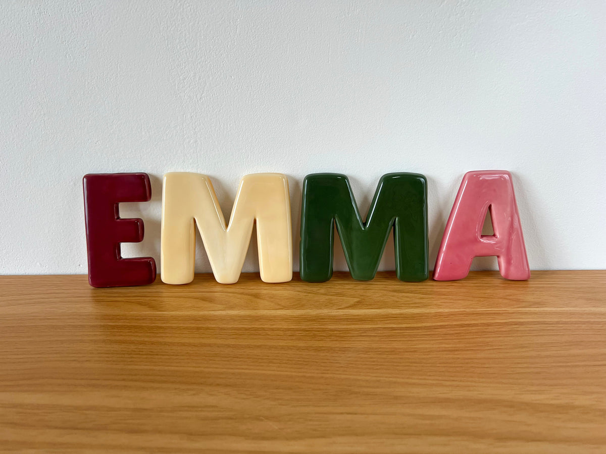 Lettres décoratives - précommandes