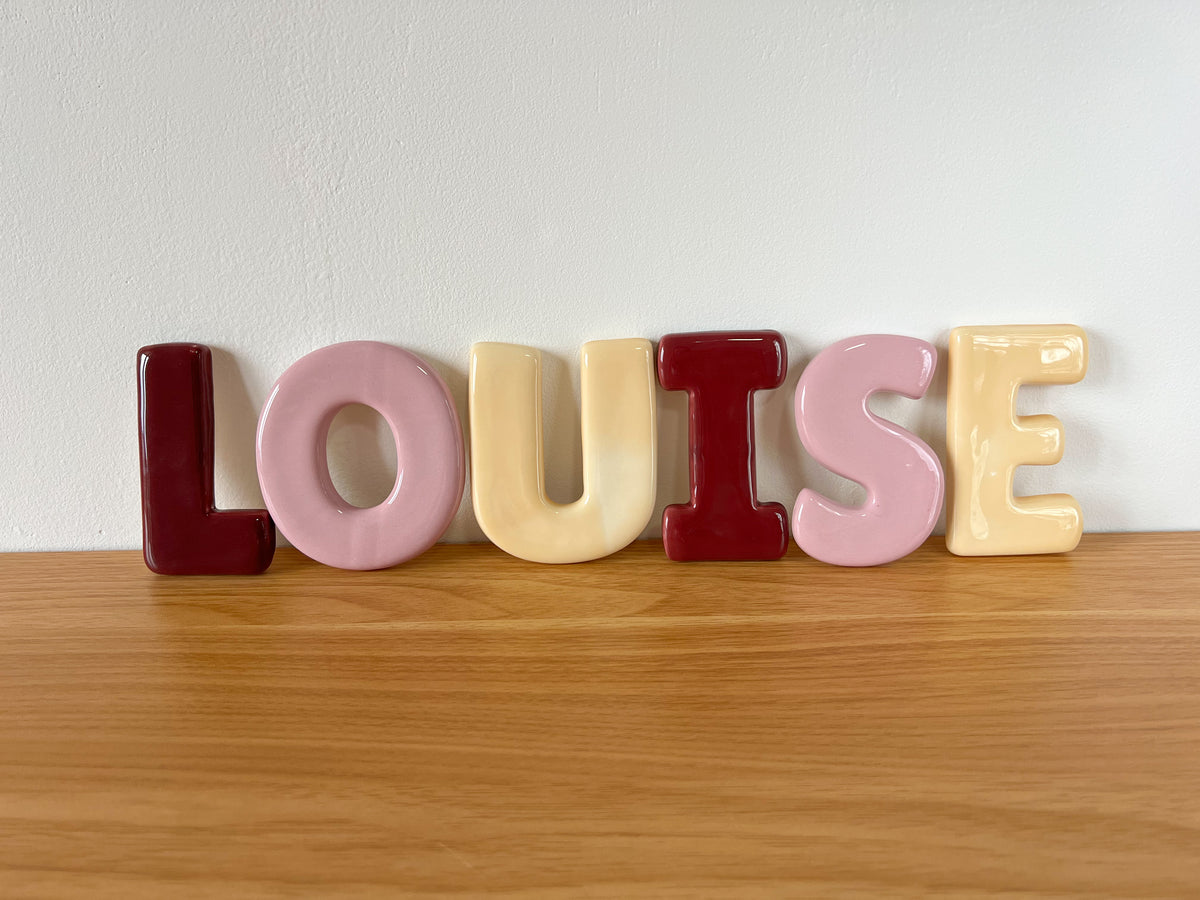 Lettres décoratives - précommandes