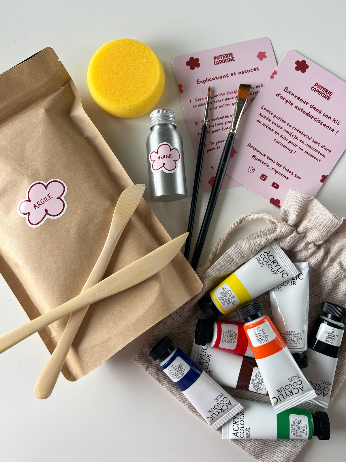 Kit créatif d'argile autodurcissante