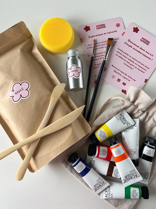 Kit créatif d'argile autodurcissante